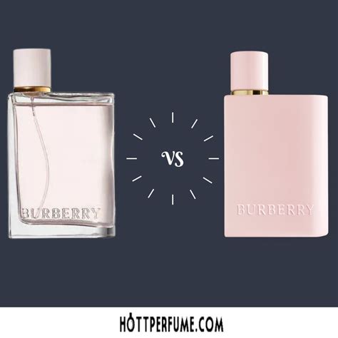 burberry her intense vs her|Burberry Her elixir noted.